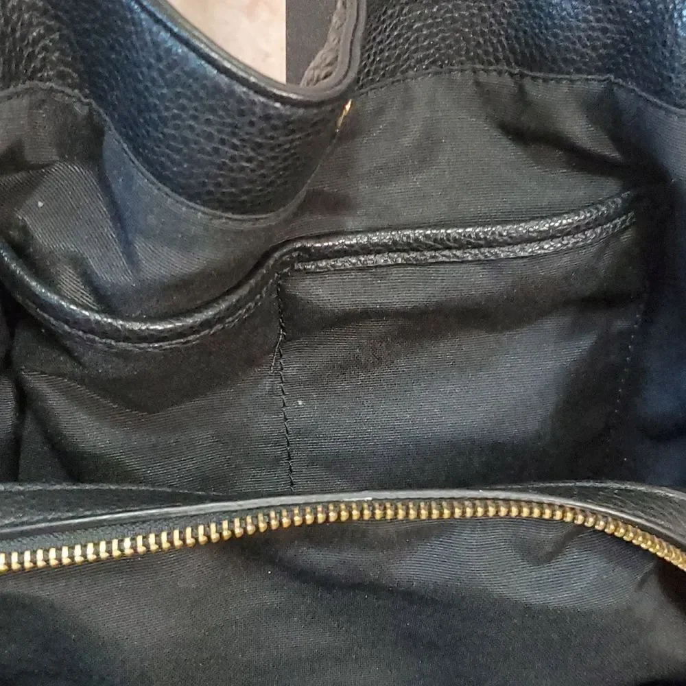 CALVIN KLEIN Black Leather Handbag‎